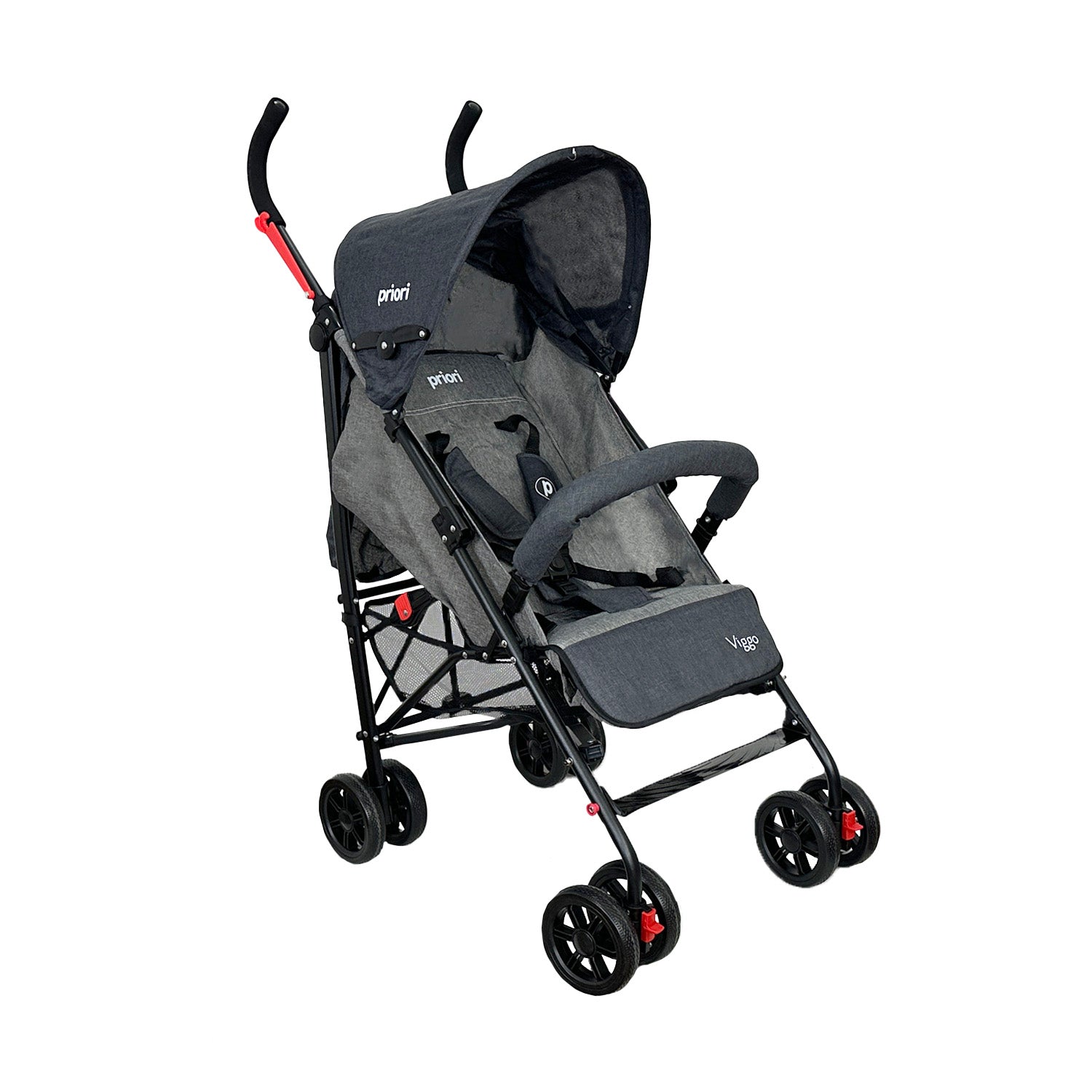 Coche baston para bebe viggo gris