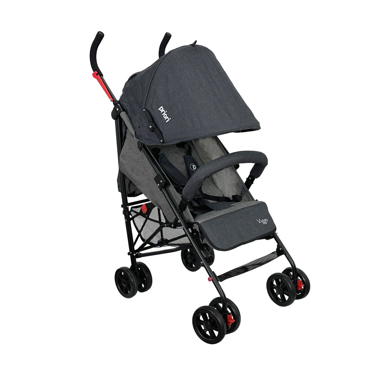 Coche baston para bebe viggo gris