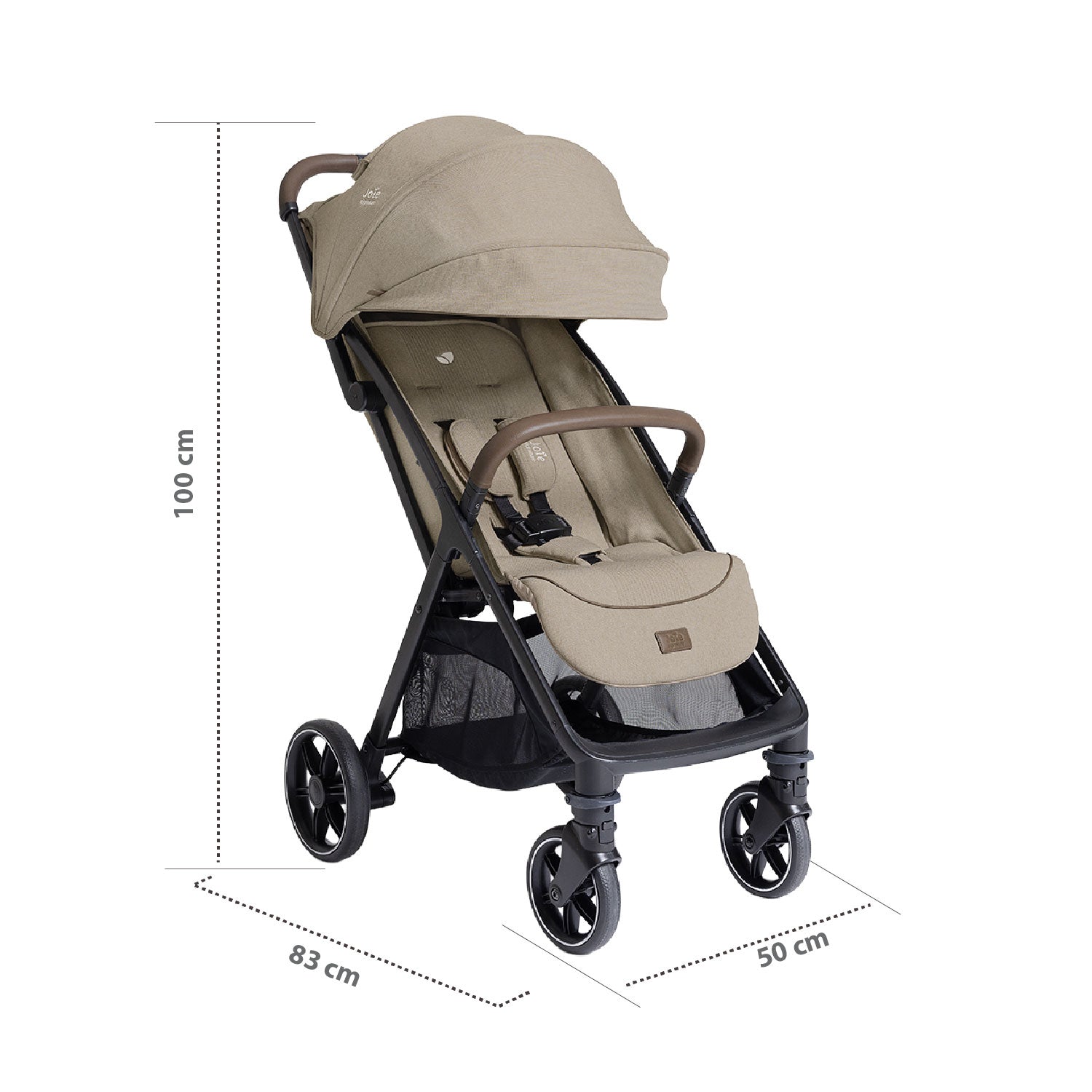 coche de bebe ligero joie parcel lx sandstone