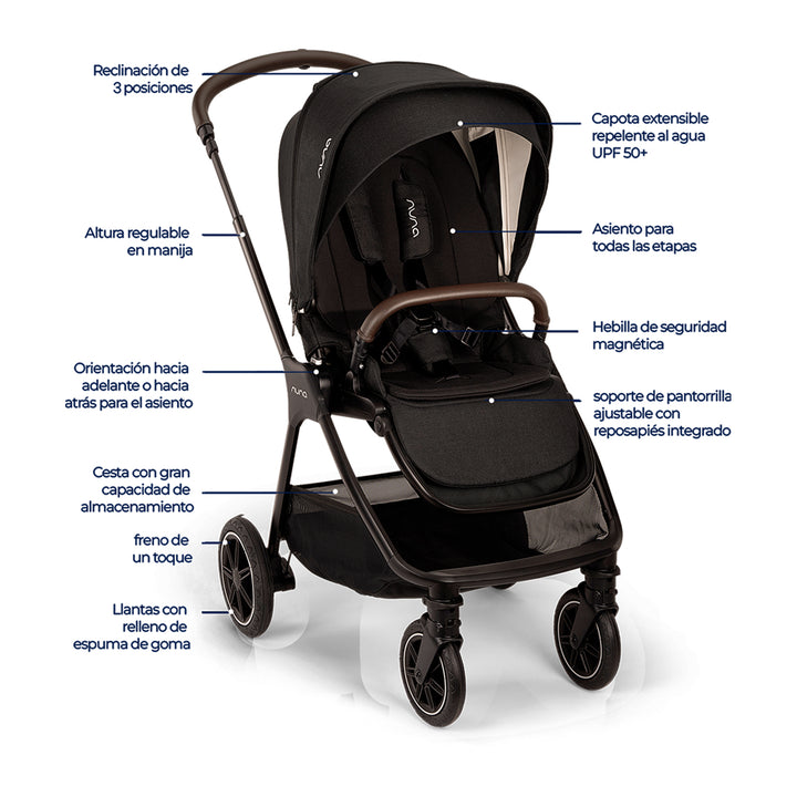 coche de bebe ultracompacto nuna TRIV next 