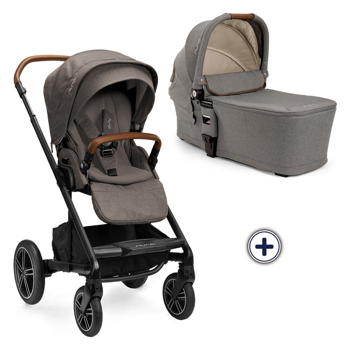 Combo Coche Bebe Compacto Mixx Next + Carry Granite Nuna