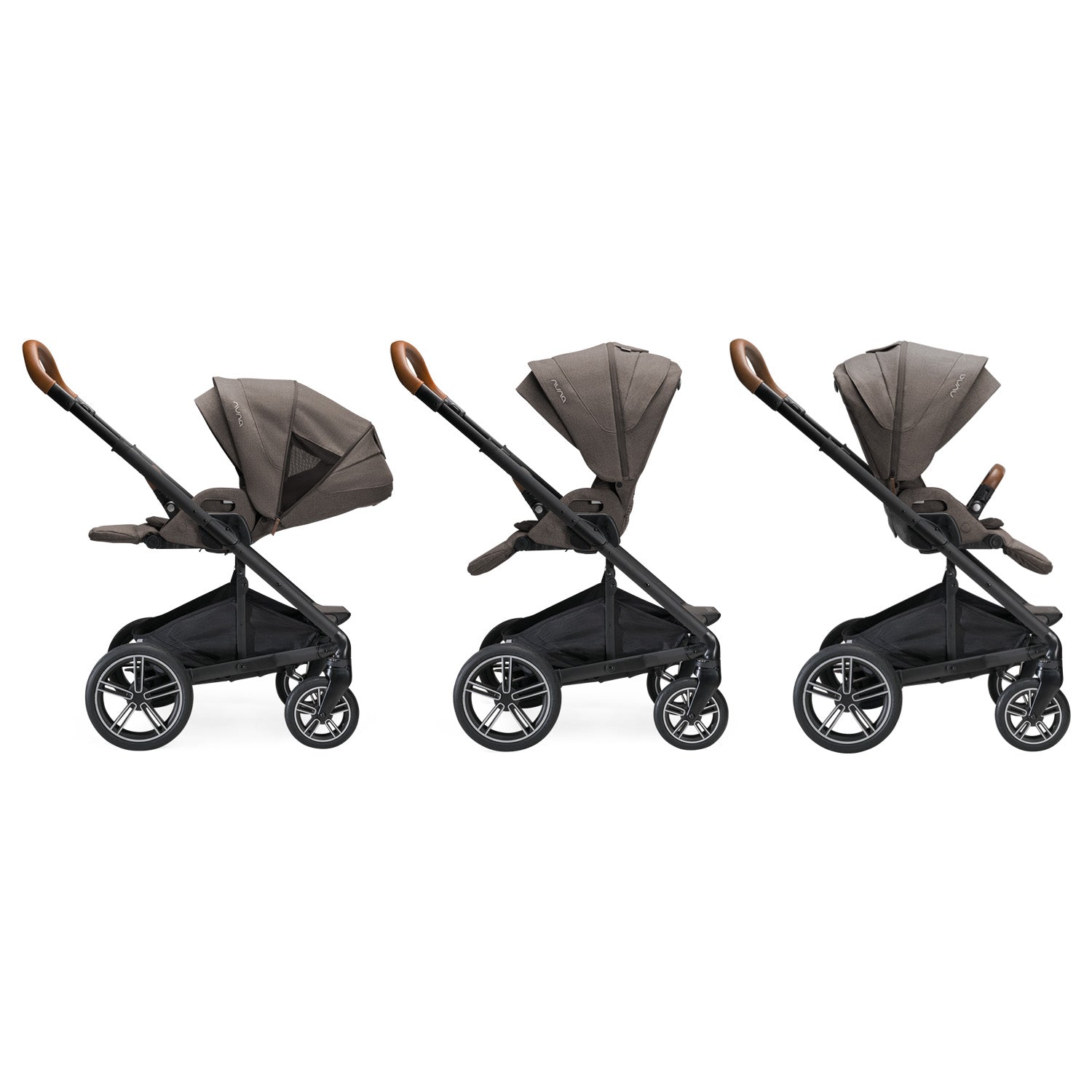 Combo Coche Bebe Compacto Mixx Next + Carry Granite Nuna
