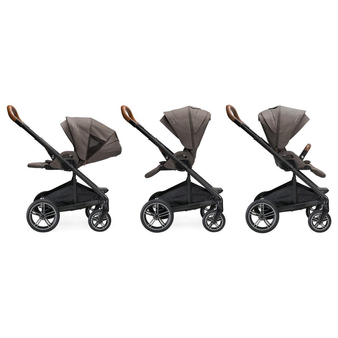 Combo Coche Bebe Compacto Mixx Next + Carry Granite Nuna