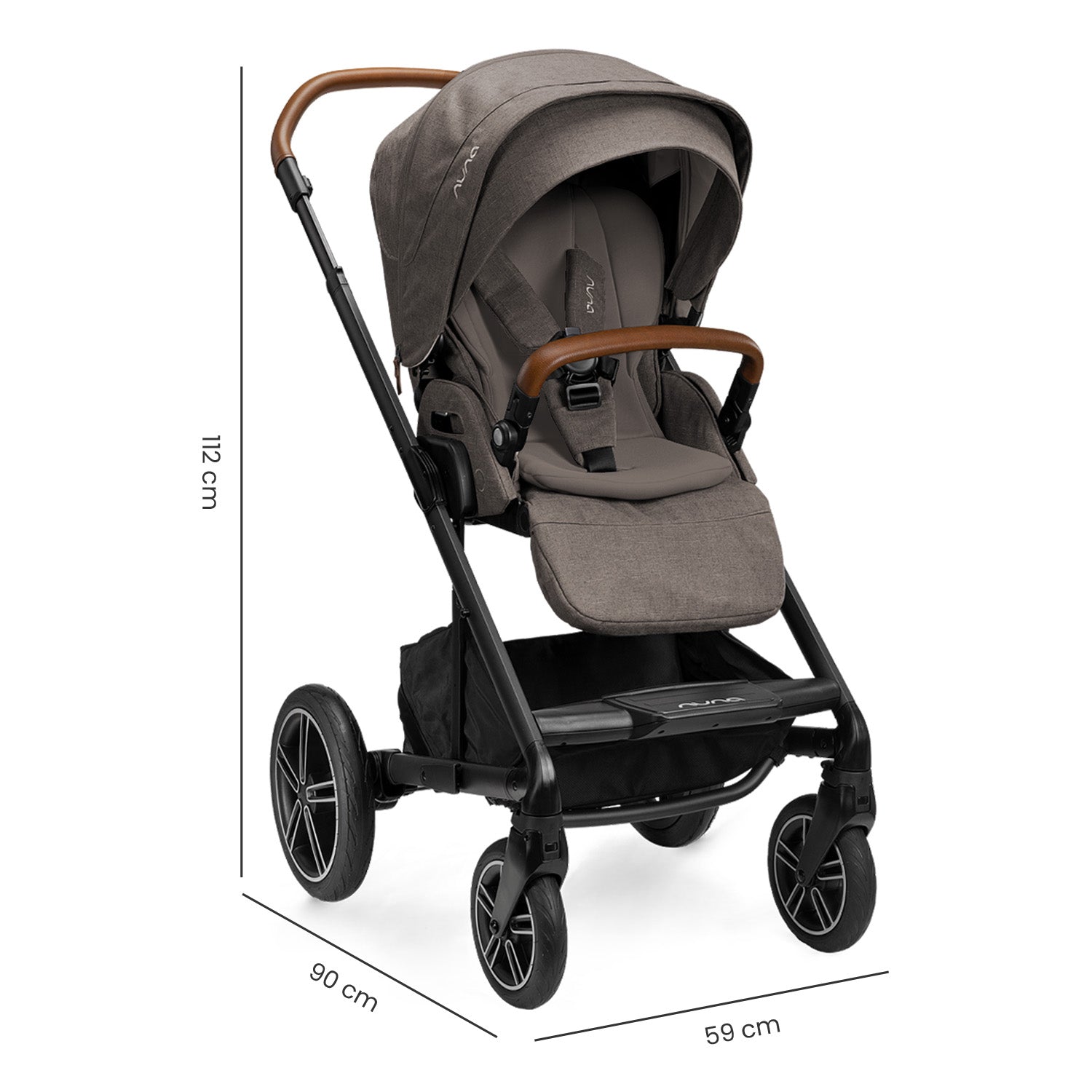 Combo Coche Bebe Compacto Mixx Next + Carry Granite Nuna