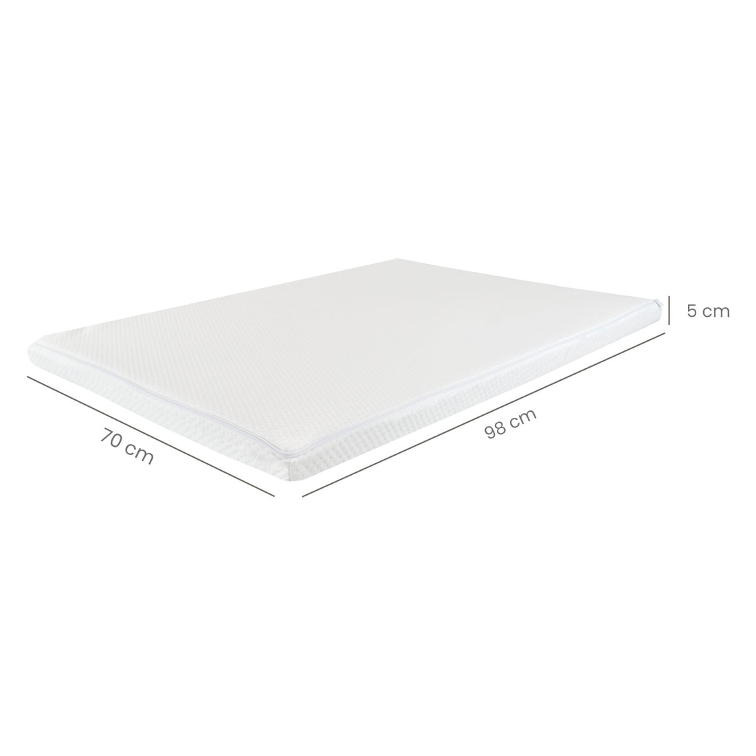Colchón de Cuna Ortopédico Para Bebé Premium Baby PB2385 Blanco