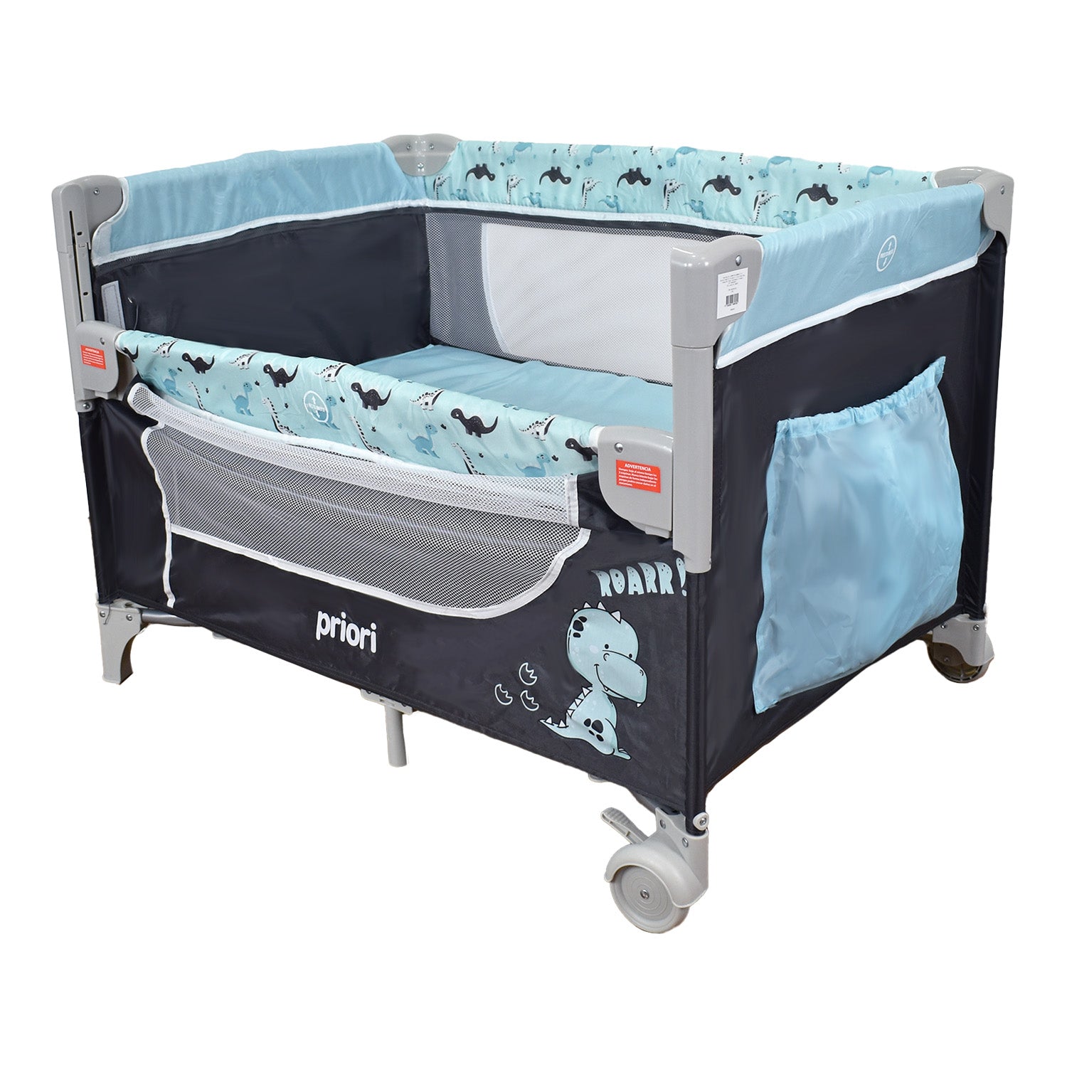 cuna colecho bebe madison azul