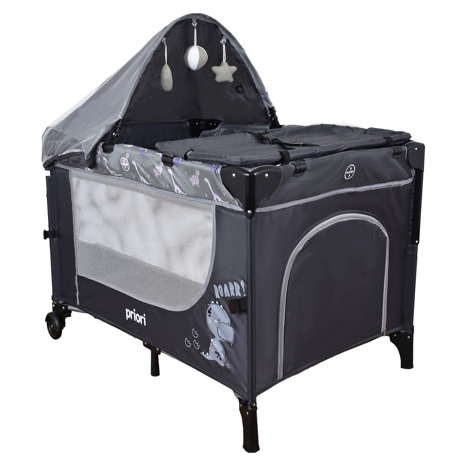 cuna colecho bebe madison gris 