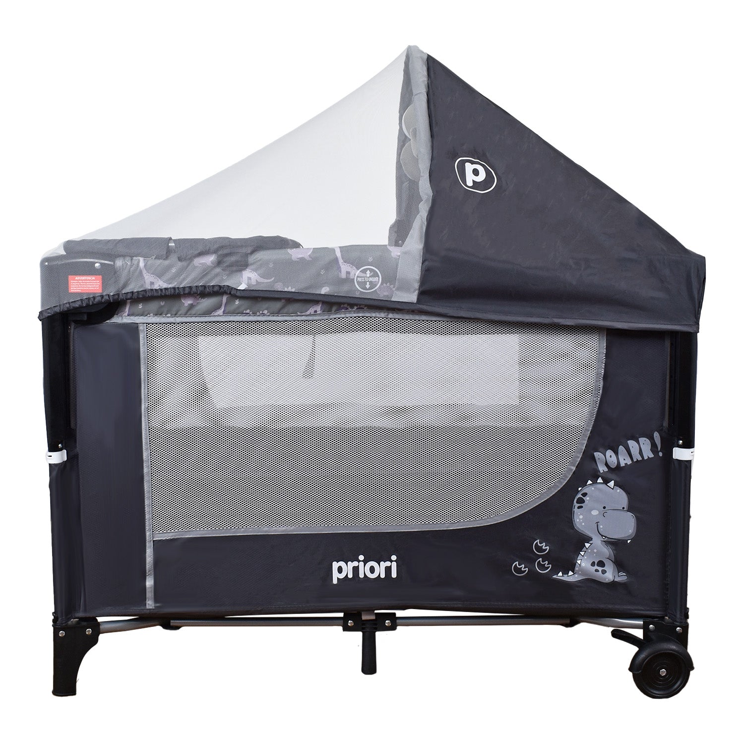 cuna colecho bebe madison gris 