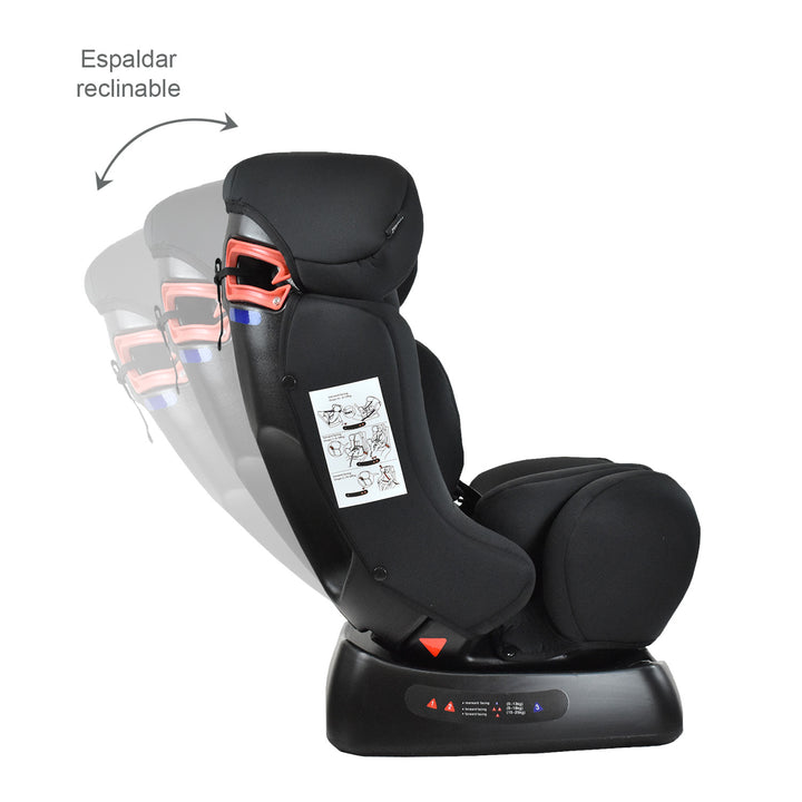 Silla de Auto Para Bebé Grupo +0, 1, 2 y 3 Priori Focus Negro