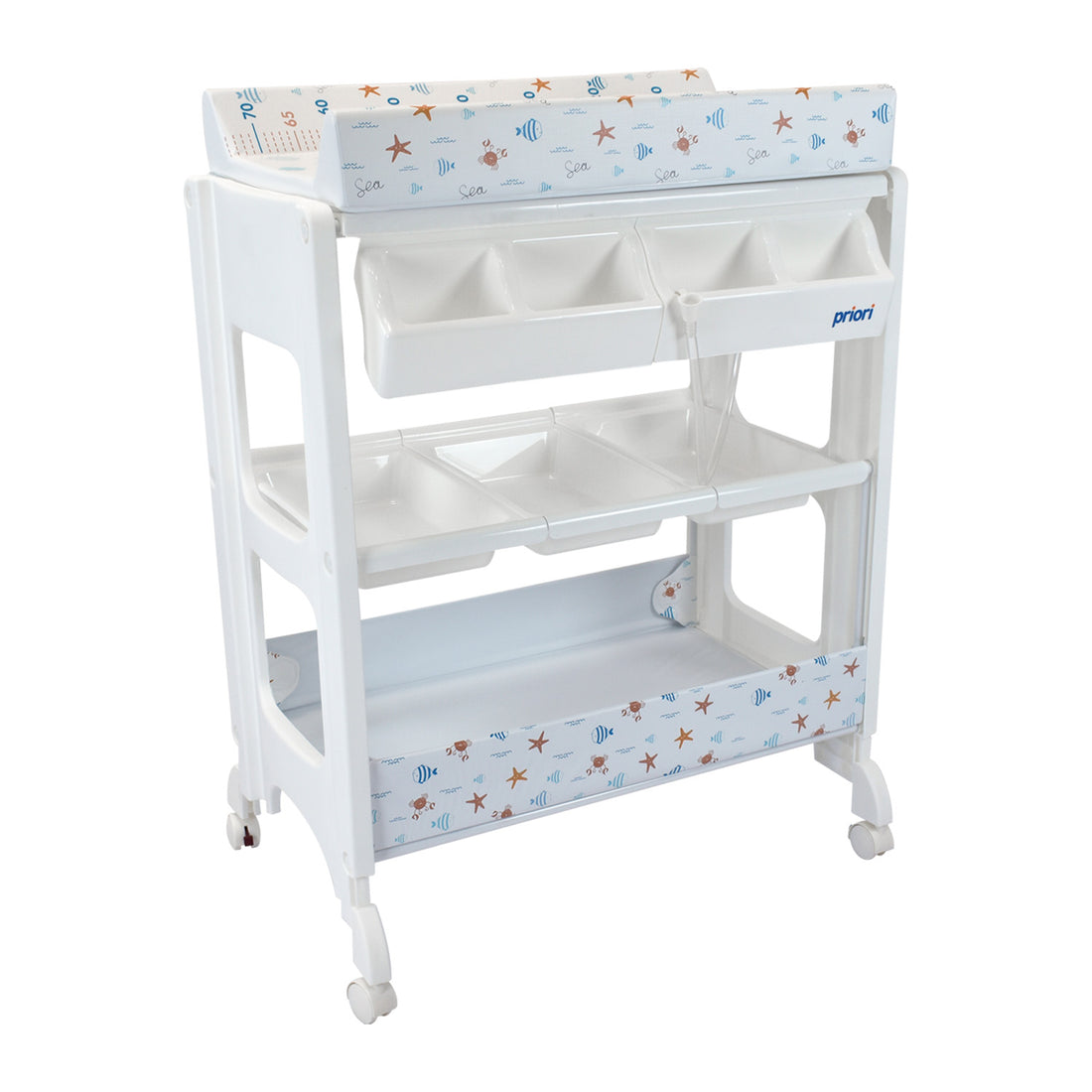 Bañera Para Bebe Tipo Mueble Priori Fresh Azul