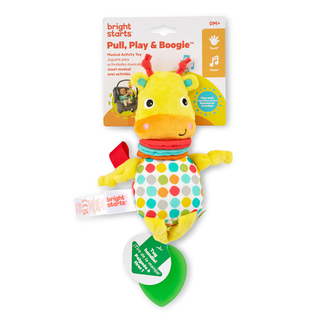 Juguete musical para bebe bright starts play and boogie musical giraffe
