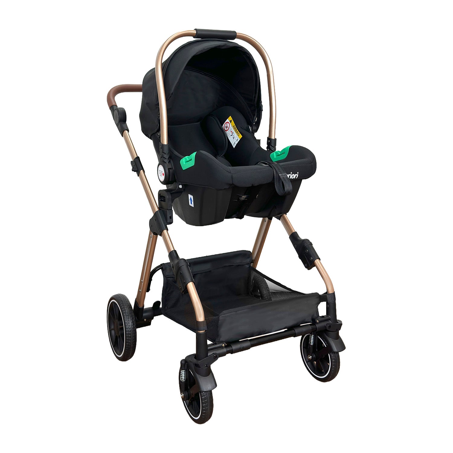 Coche Para Bebé Travel System Priori Lada Negro