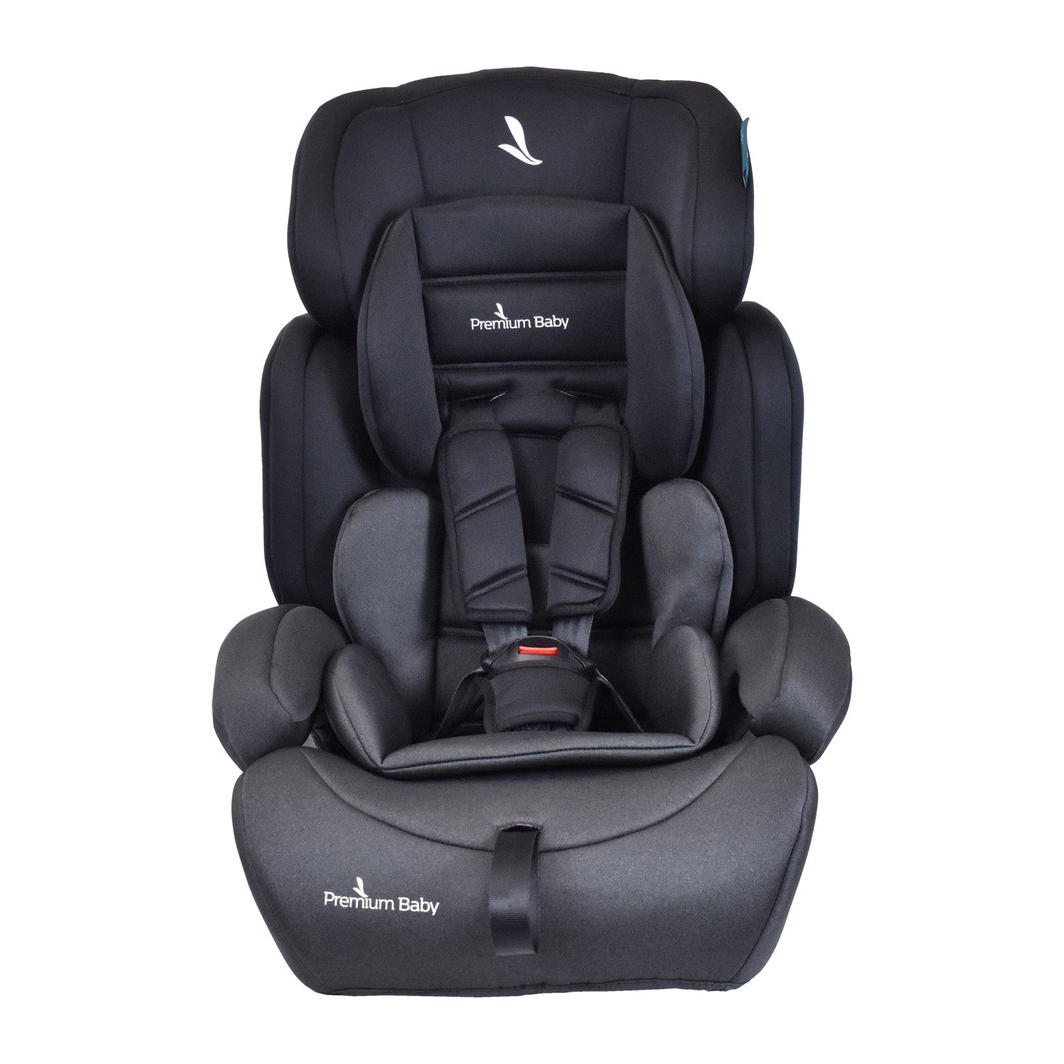 Silla de Auto Booster Para Bebe Grupo 1, 2 y 3 Premium Baby Lyon Negro