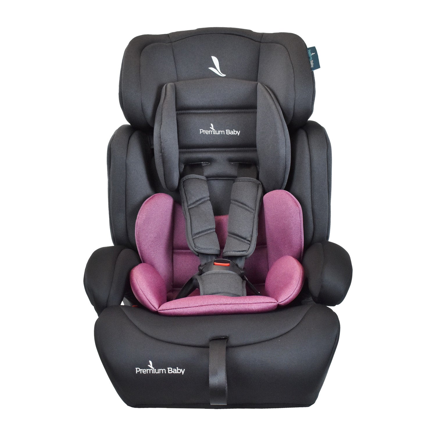 Silla de Auto Booster Para Bebe Grupo 1, 2 y 3 Premium Baby Lyon Purpura