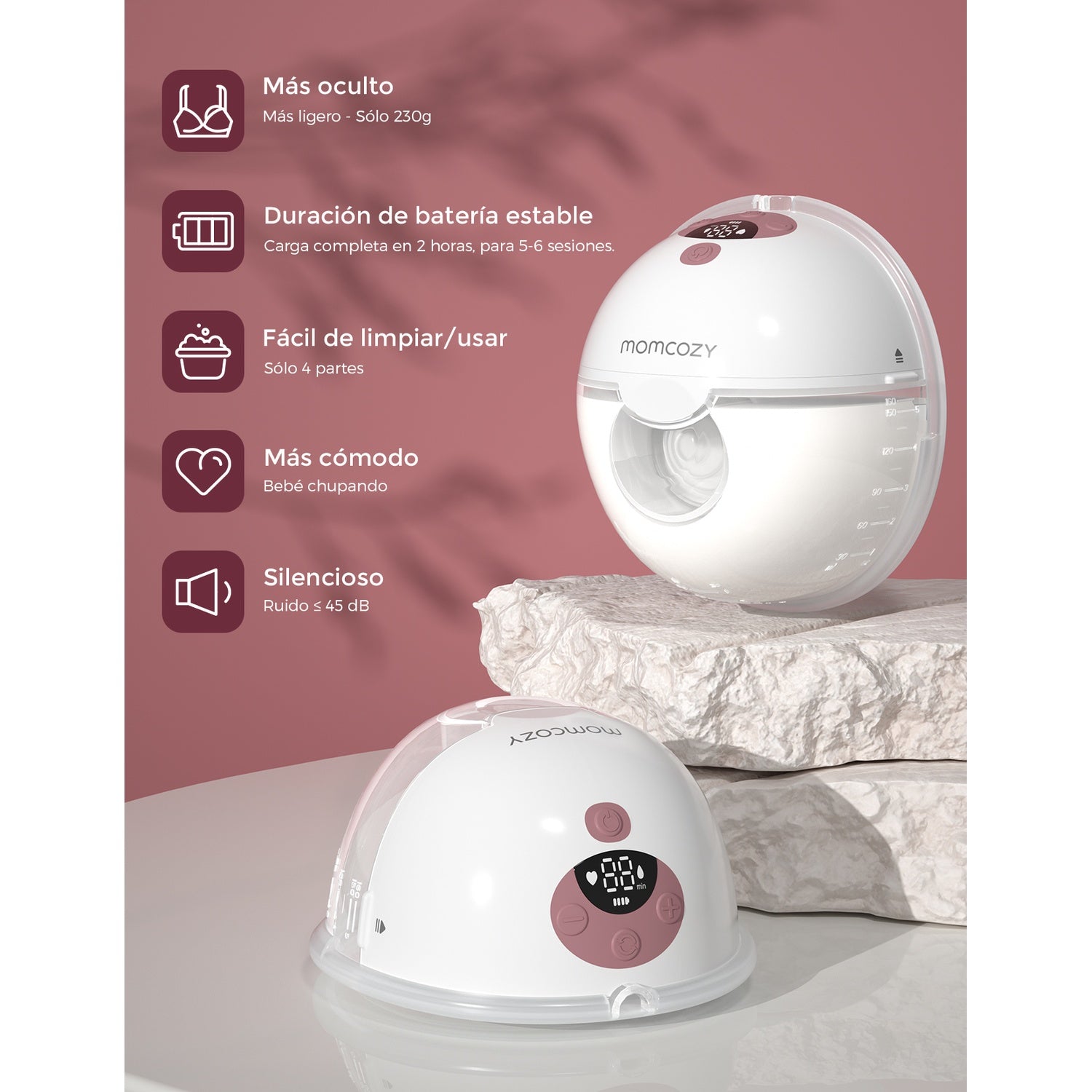 Extractor Portátil Doble Succión Momcozy M5