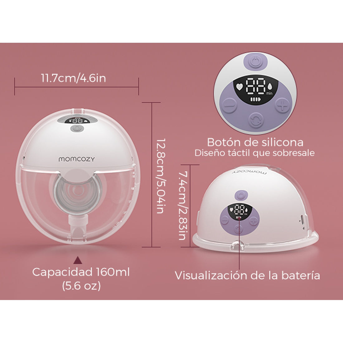 Extractor Portátil Doble Succión Momcozy M5