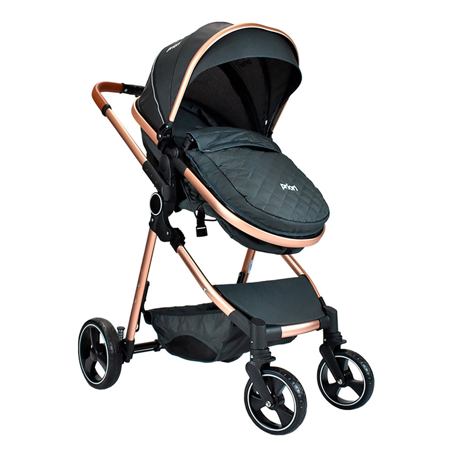Coche Para Bebe Tipo Moises Compacto Priori Mike Negro