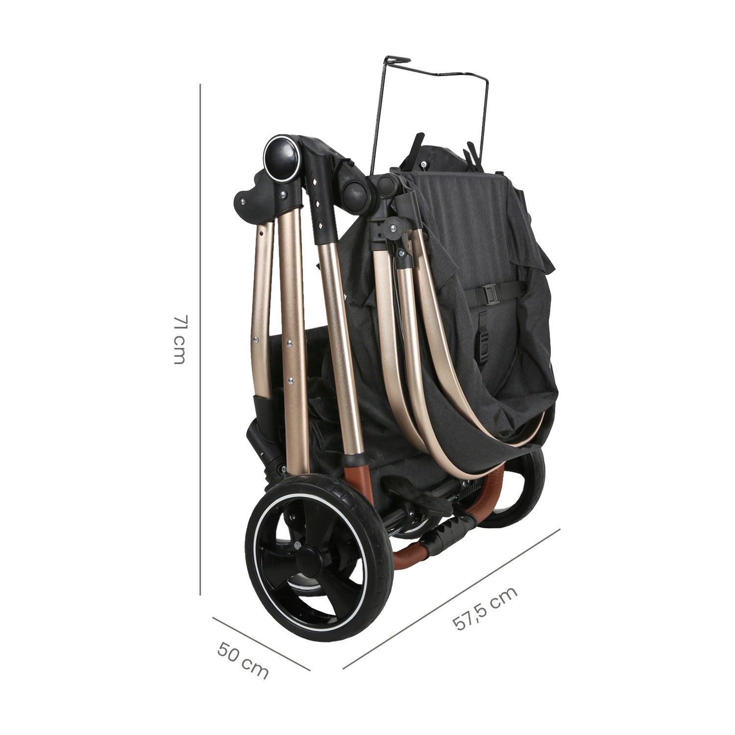 Coche Para Bebe Tipo Moises Compacto Priori Mike Negro