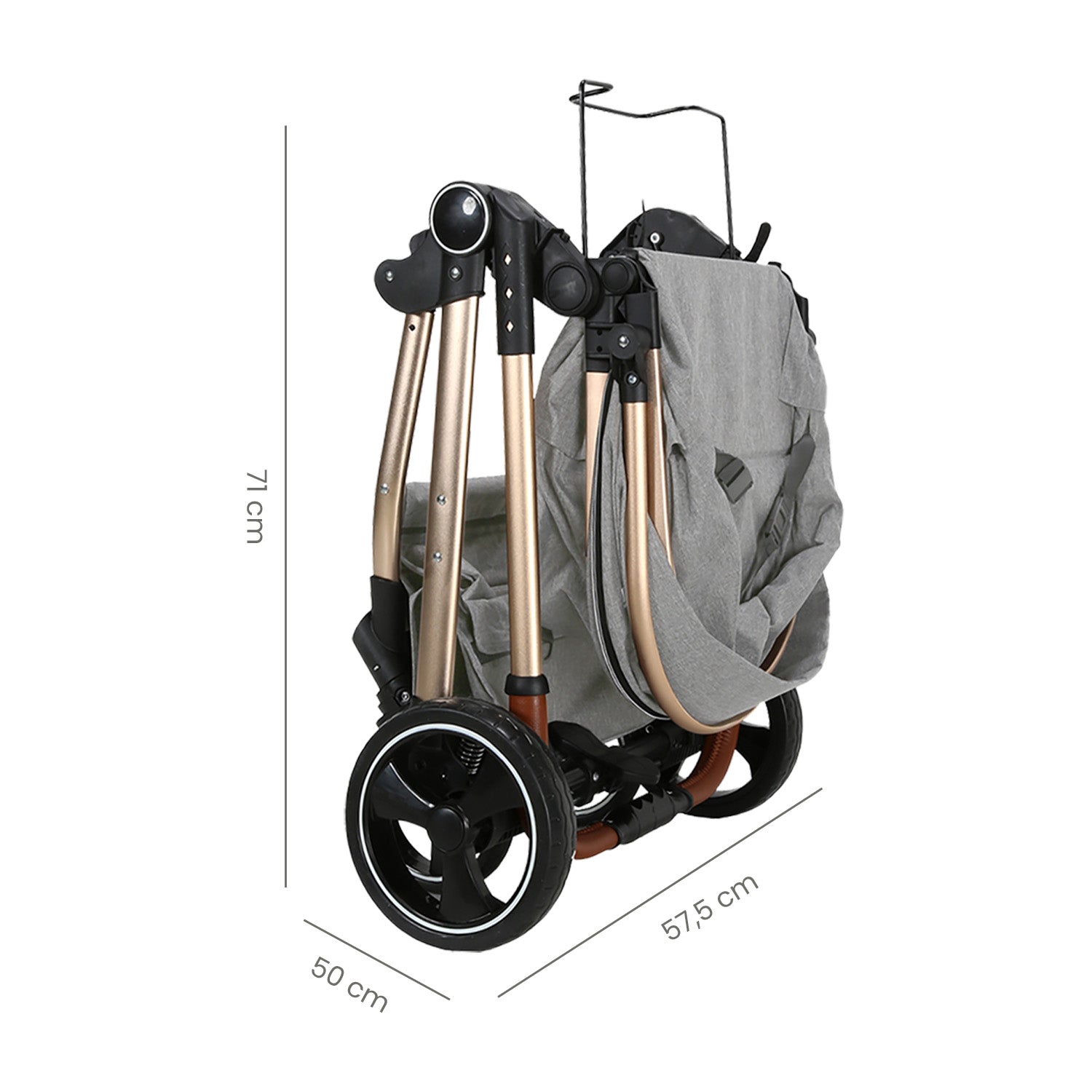 Coche Para Bebe Tipo Moises Compacto Priori Mike Rosa