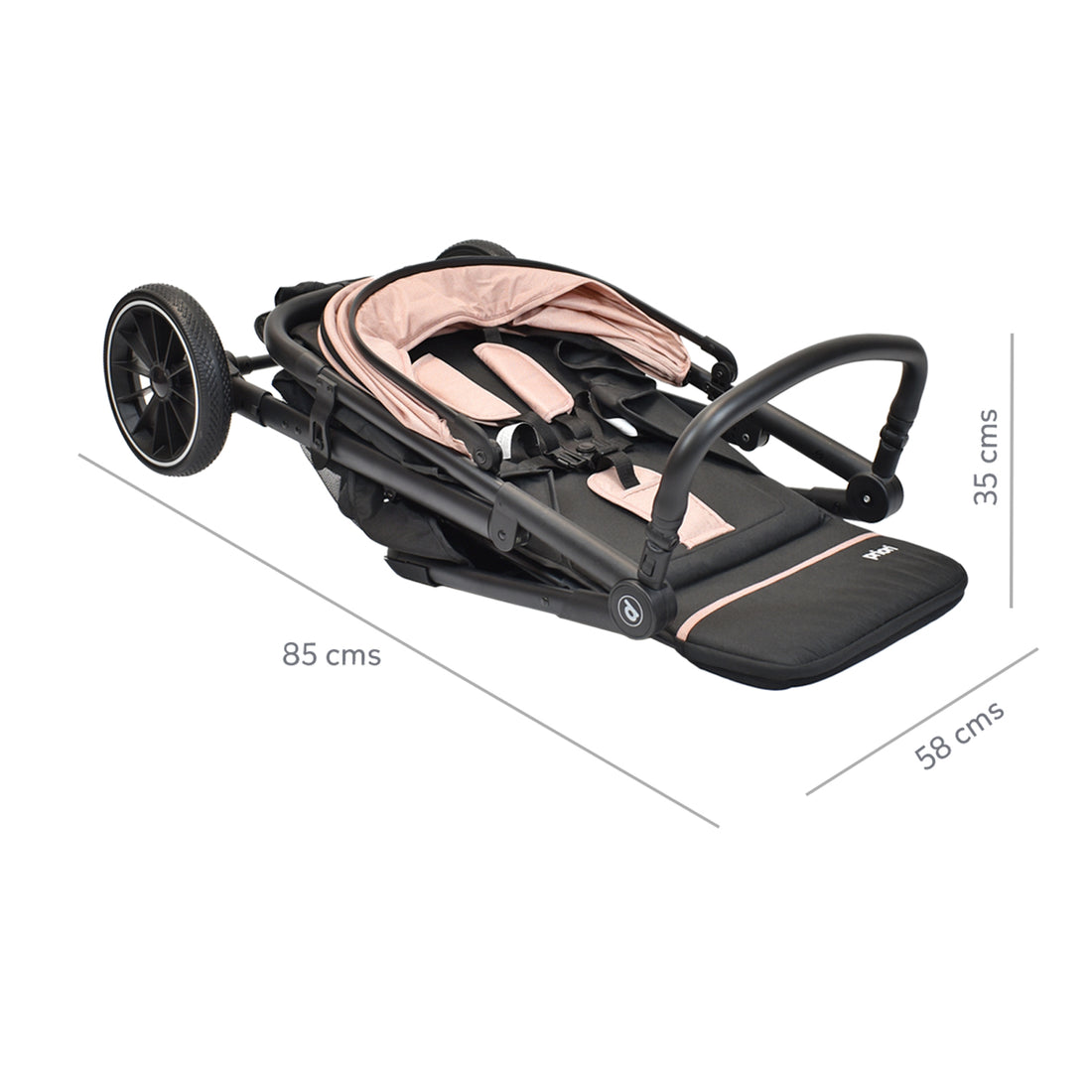 Coche Para Bebé Paseador Priori Minos Rosa