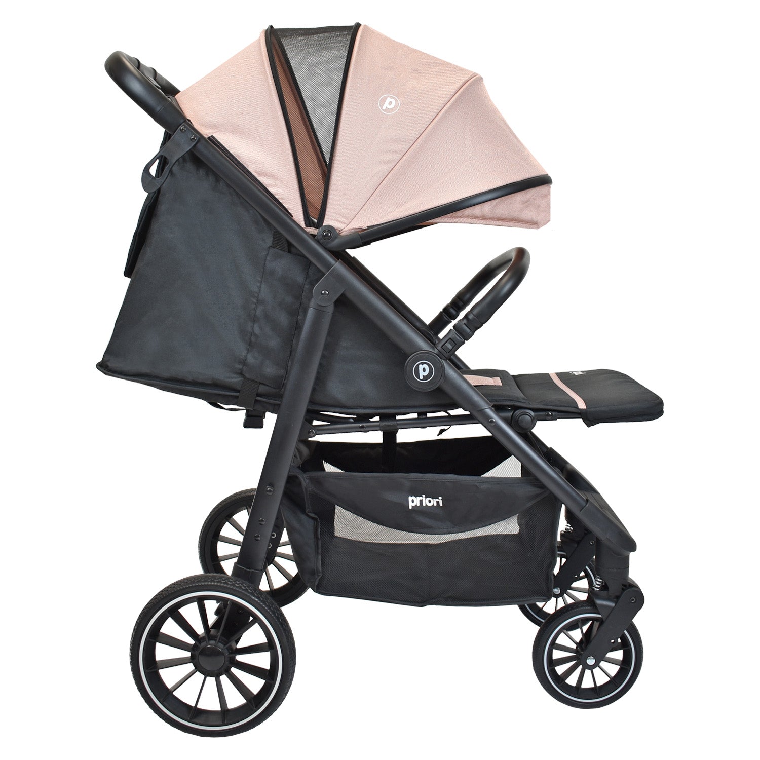 Coche Para Bebé Paseador Priori Minos Rosa