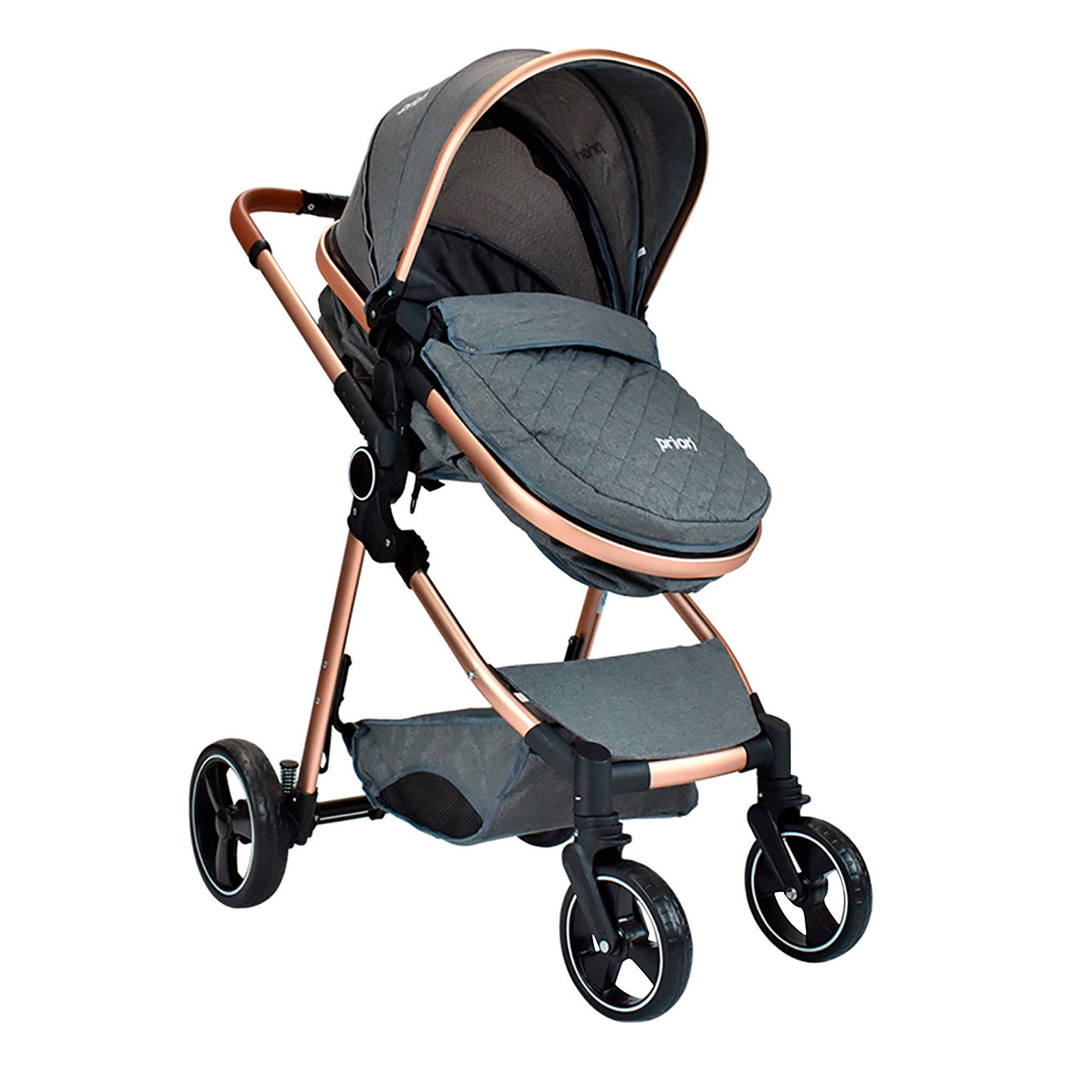 Coche Para Bebe Tipo Moises Compacto Priori Mike Gris
