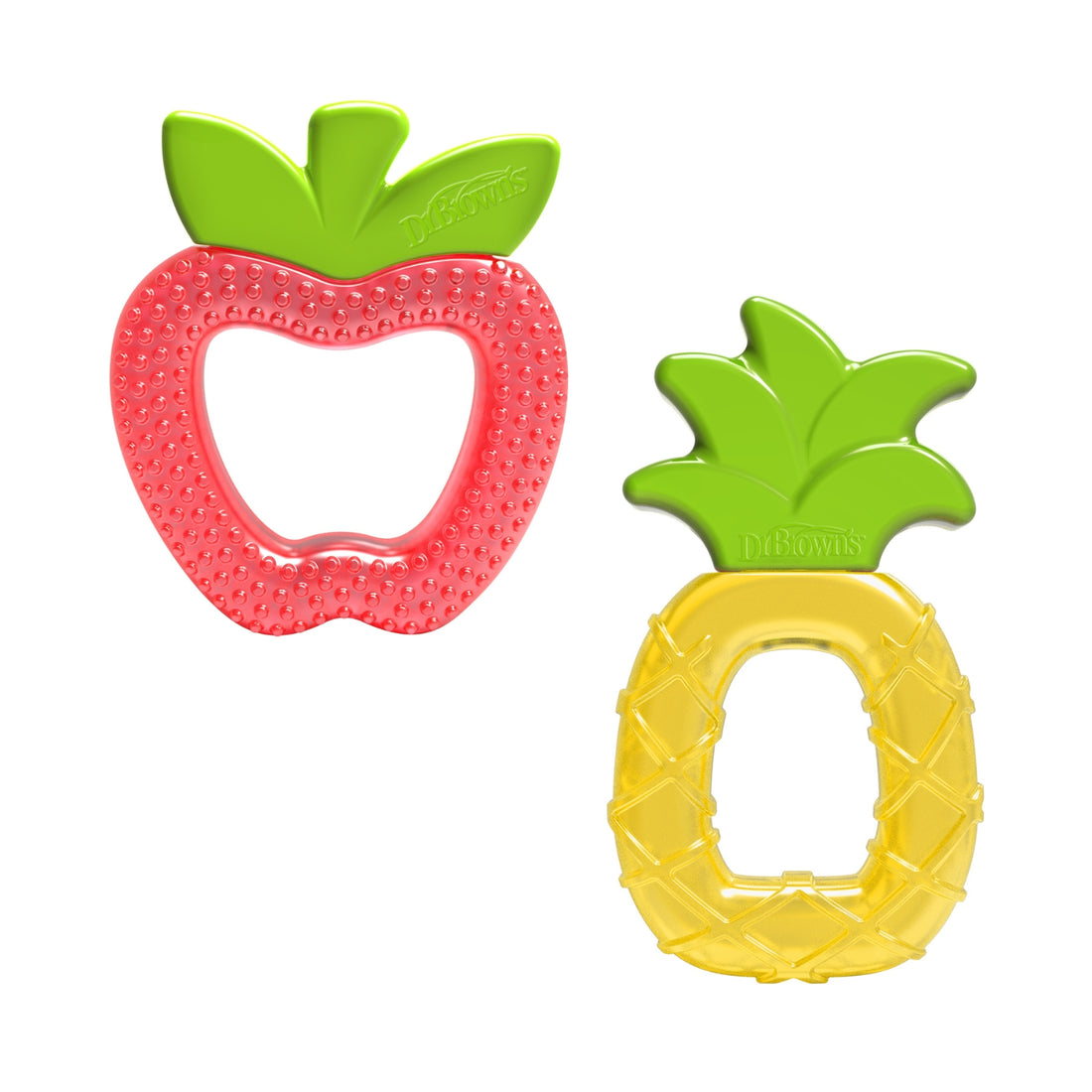 Mordedor de silicona con agua-Frutas Dr. Browns