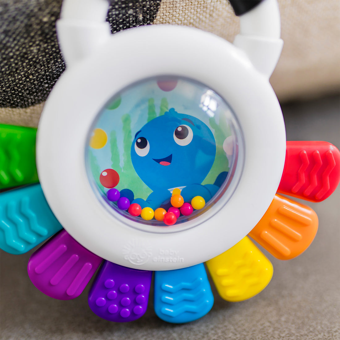 Mordedor sonajero para bebe pulpo baby einstein 