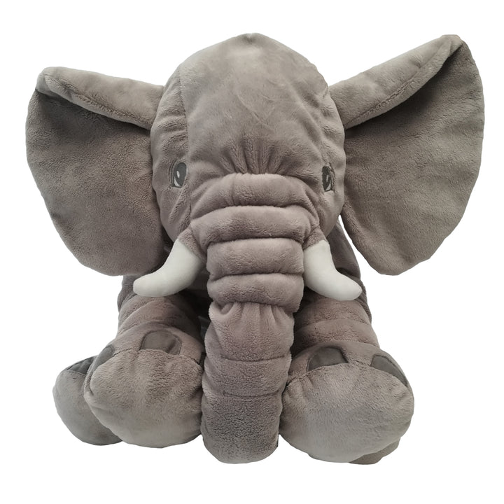 Peluche Elefante Almohada Bebé Kisses P13003 Gris