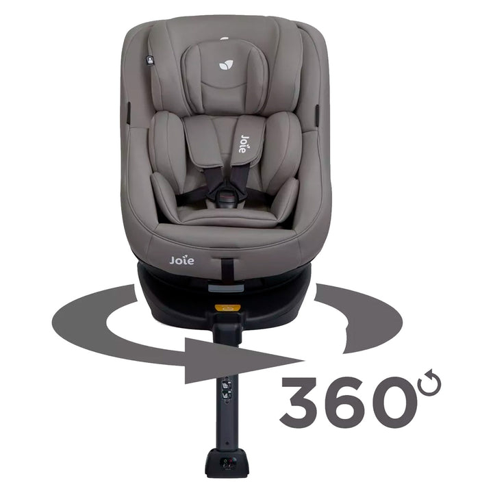 Silla de auto para bebé 360° Joie Spin gray flannel 