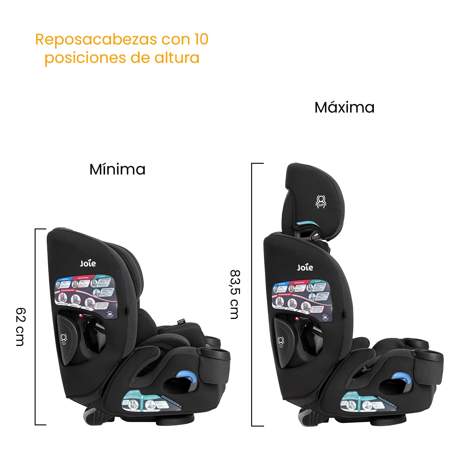 silla de carro para bebe 4 en 1 joie saffron shale