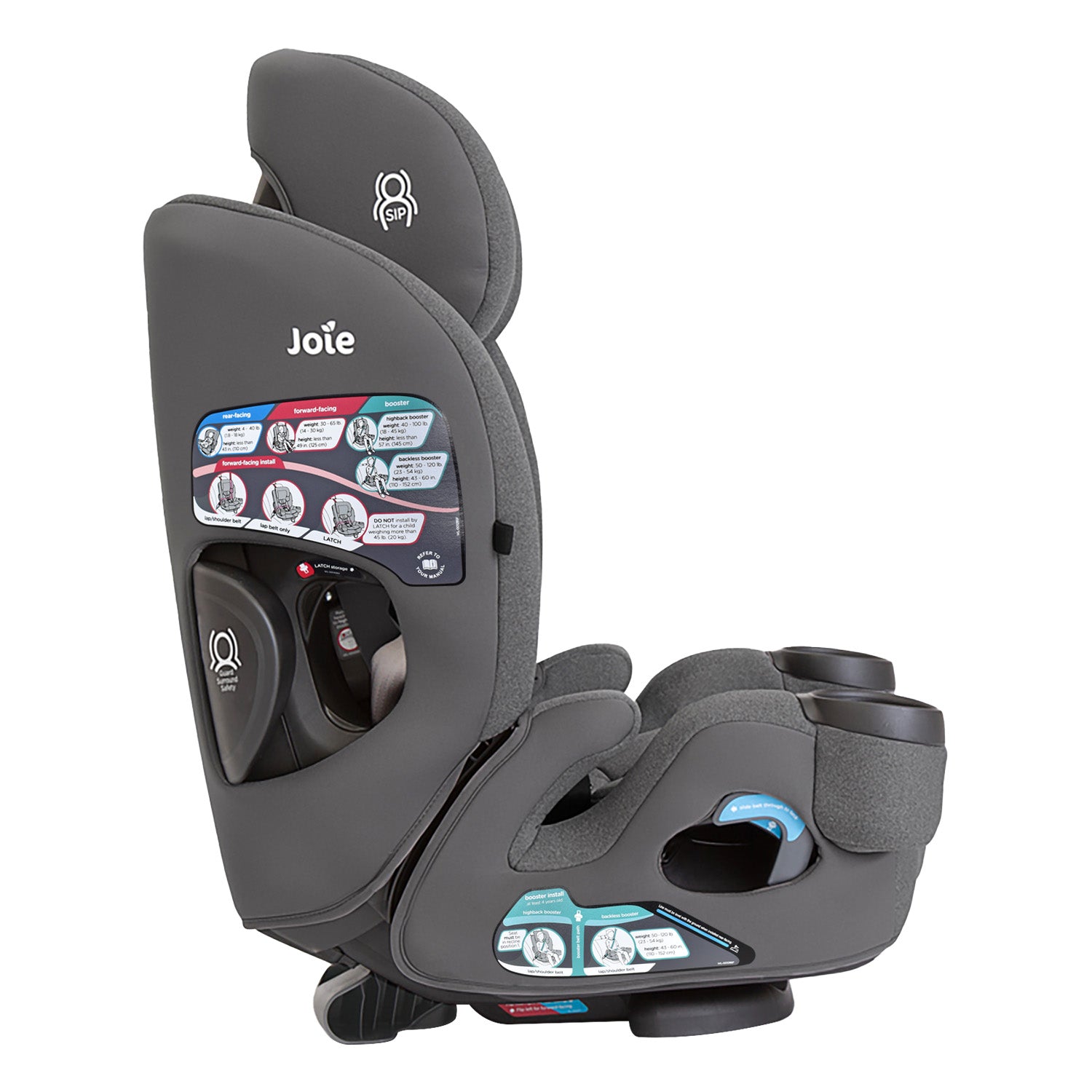 silla de carro para bebe 4 en 1 joie saffron thunder