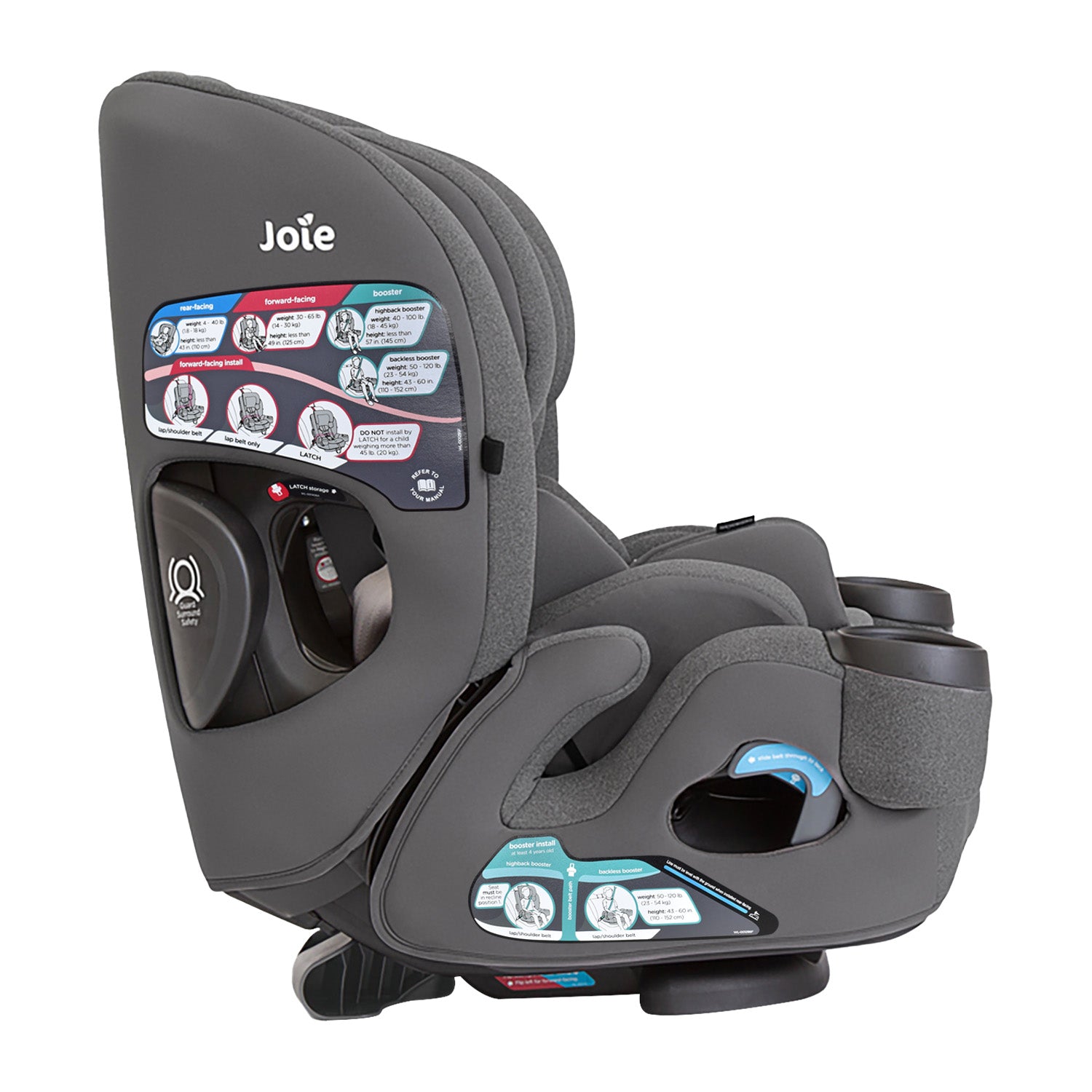 silla de carro para bebe 4 en 1 joie saffron thunder