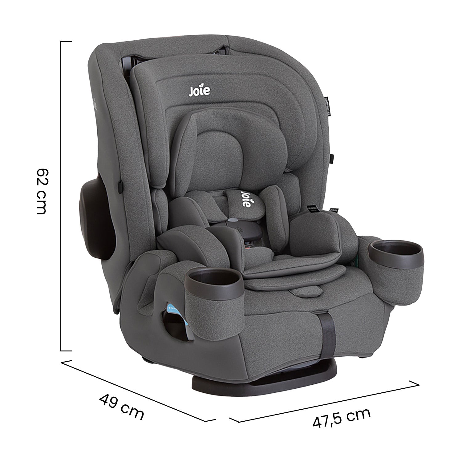 silla de carro para bebe 4 en 1 joie saffron thunder