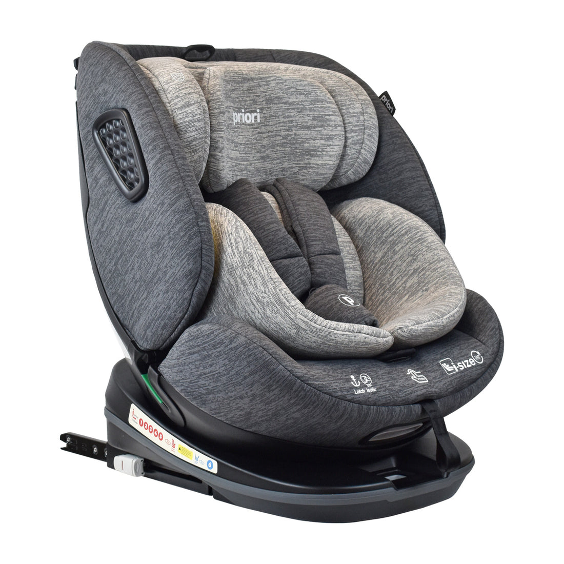 silla de carro para bb 360° priori i-hero gris