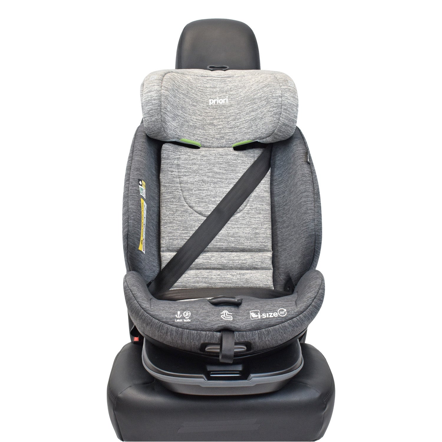 silla de carro para bb 360° priori i-hero gris