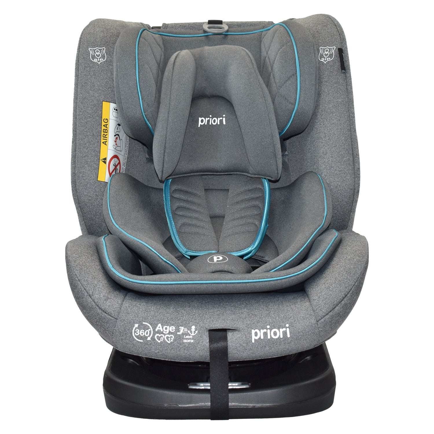 silla de carro para bb 360° priori first azul 
