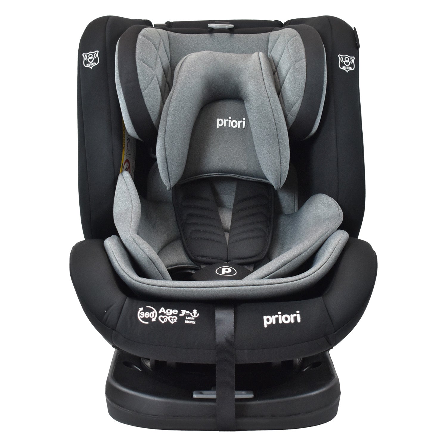 silla de carro para bb 360° priori first negro