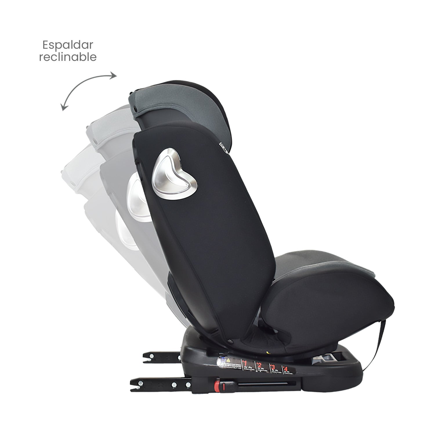 silla de carro para bb 360° priori first negro