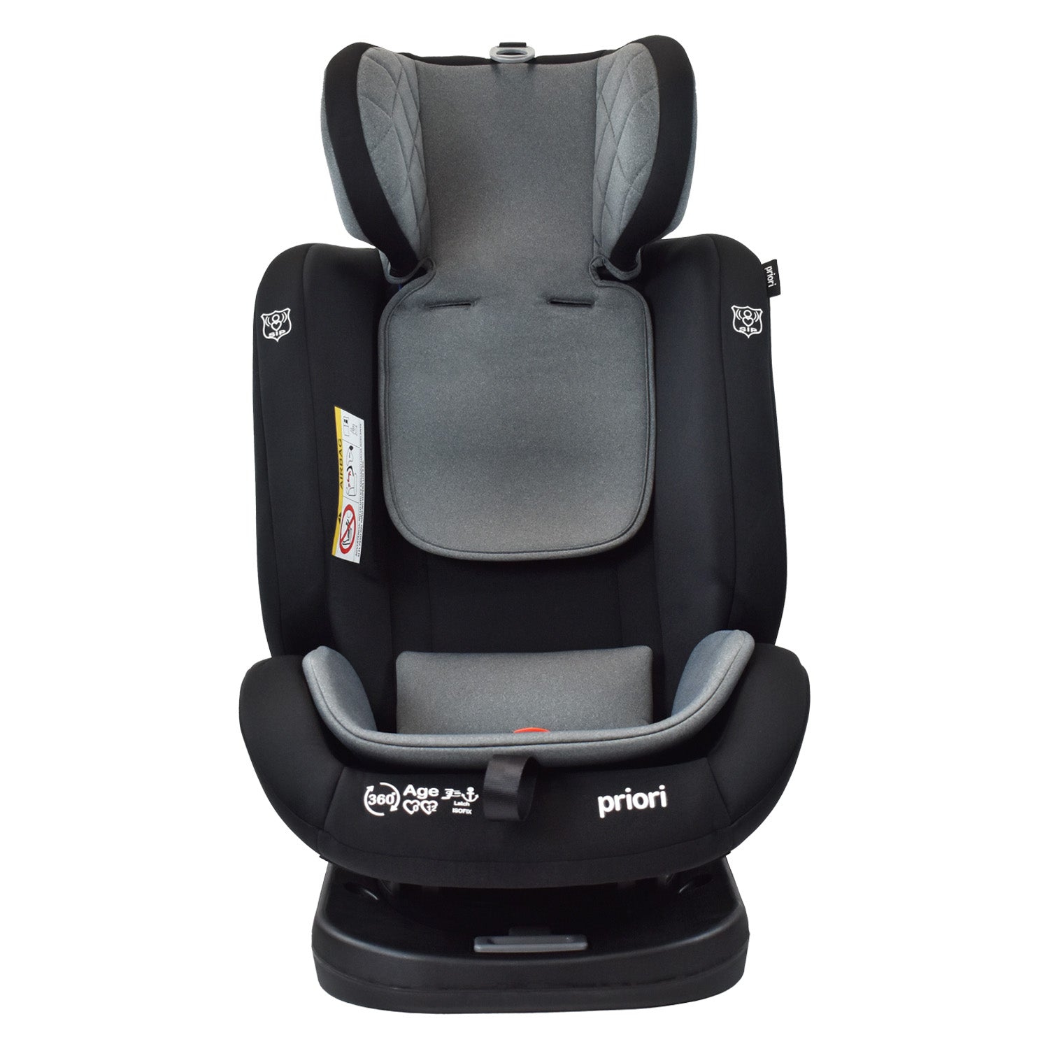 silla de carro para bb 360° priori first negro