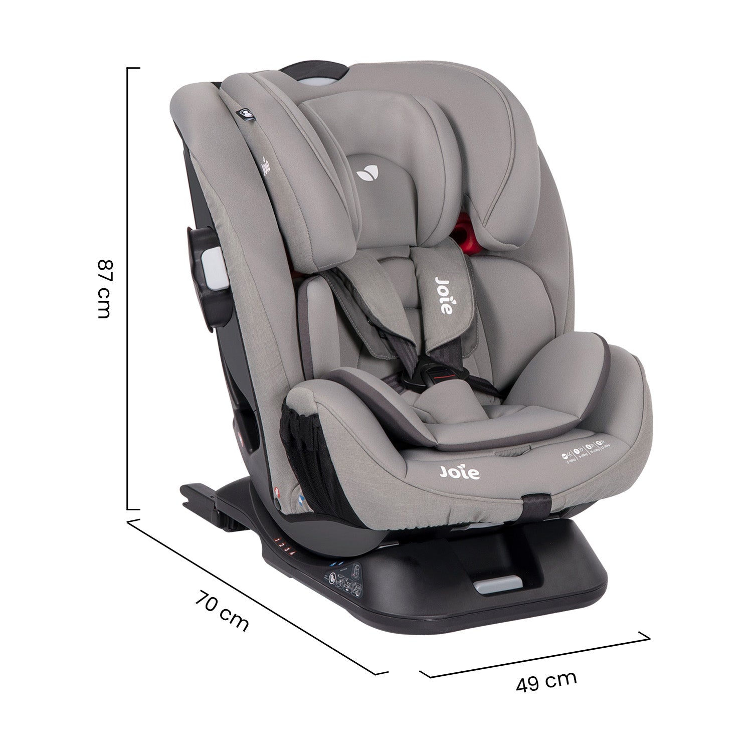 silla de carro para bb joie every stage Fx Gray flannel 