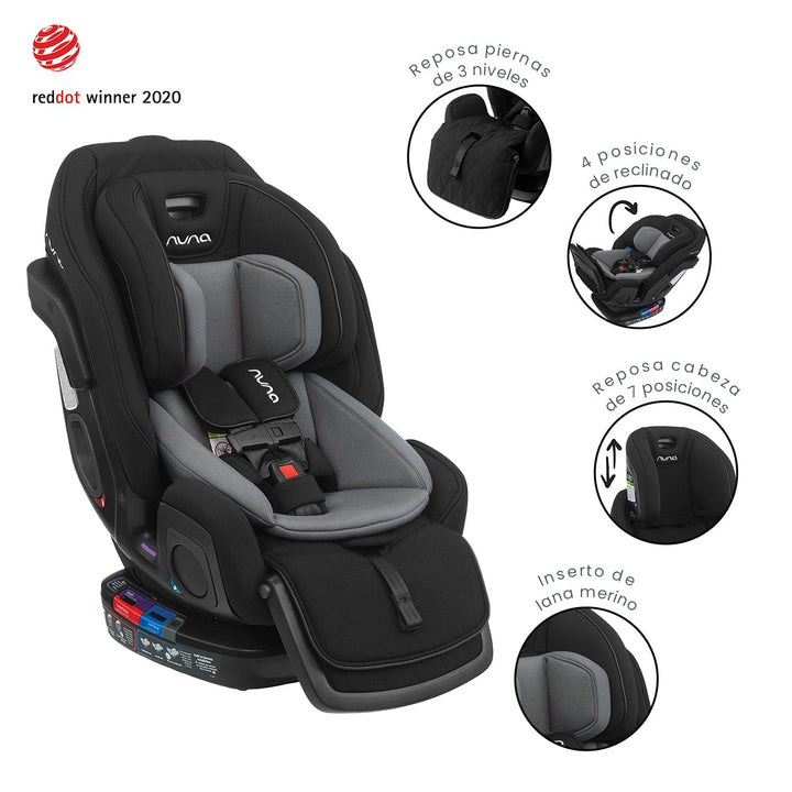 Silla de carro para bb nuna exec caviar 