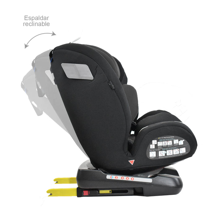 Silla de auto para bebé con giro de 360° grados EOS negro 2
