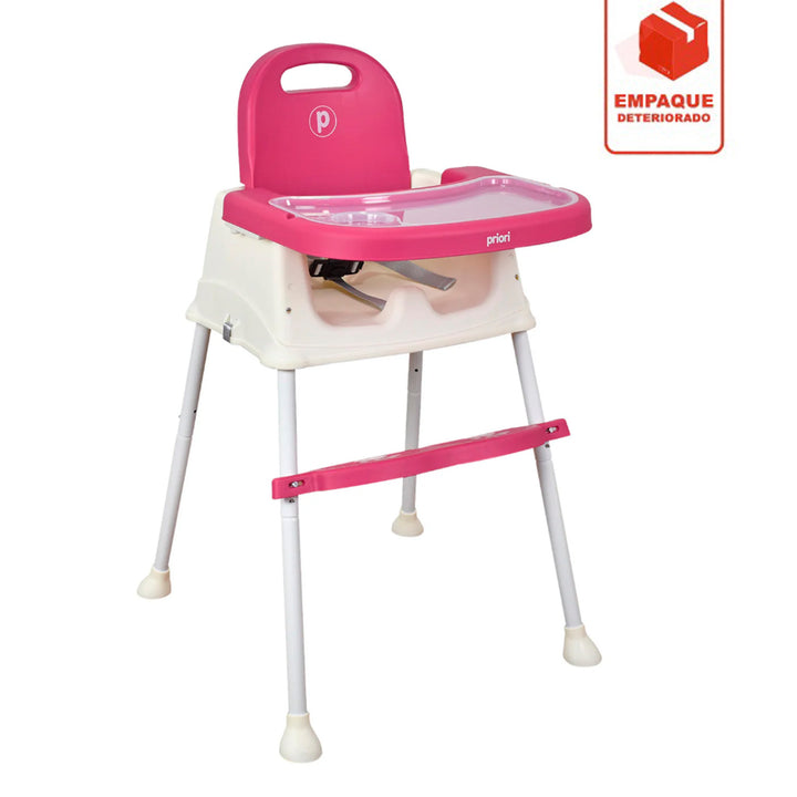 Silla de comer para bebé 3 en 1 booster priori navy 