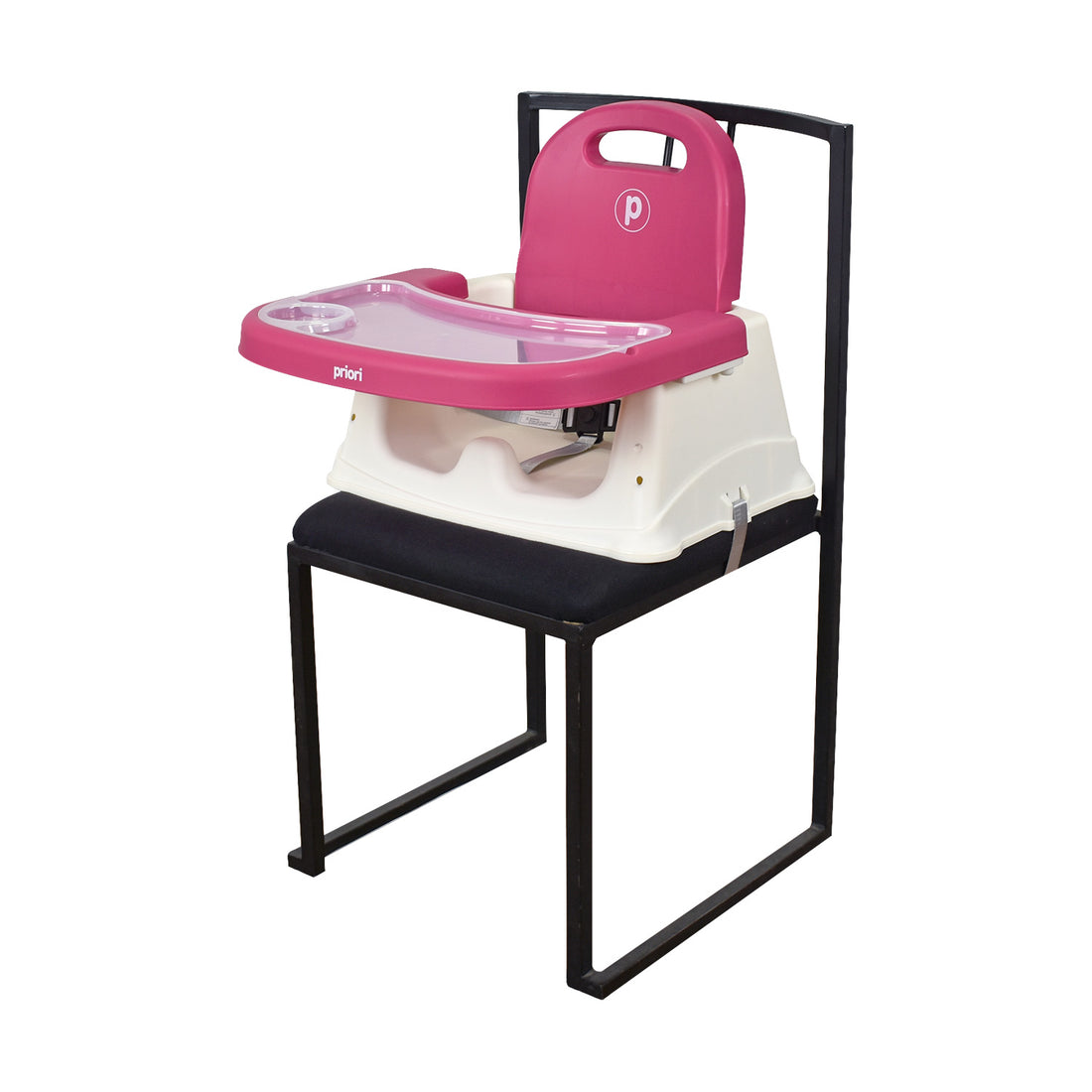 Silla de comer para bebé 3 en 1 booster priori navy