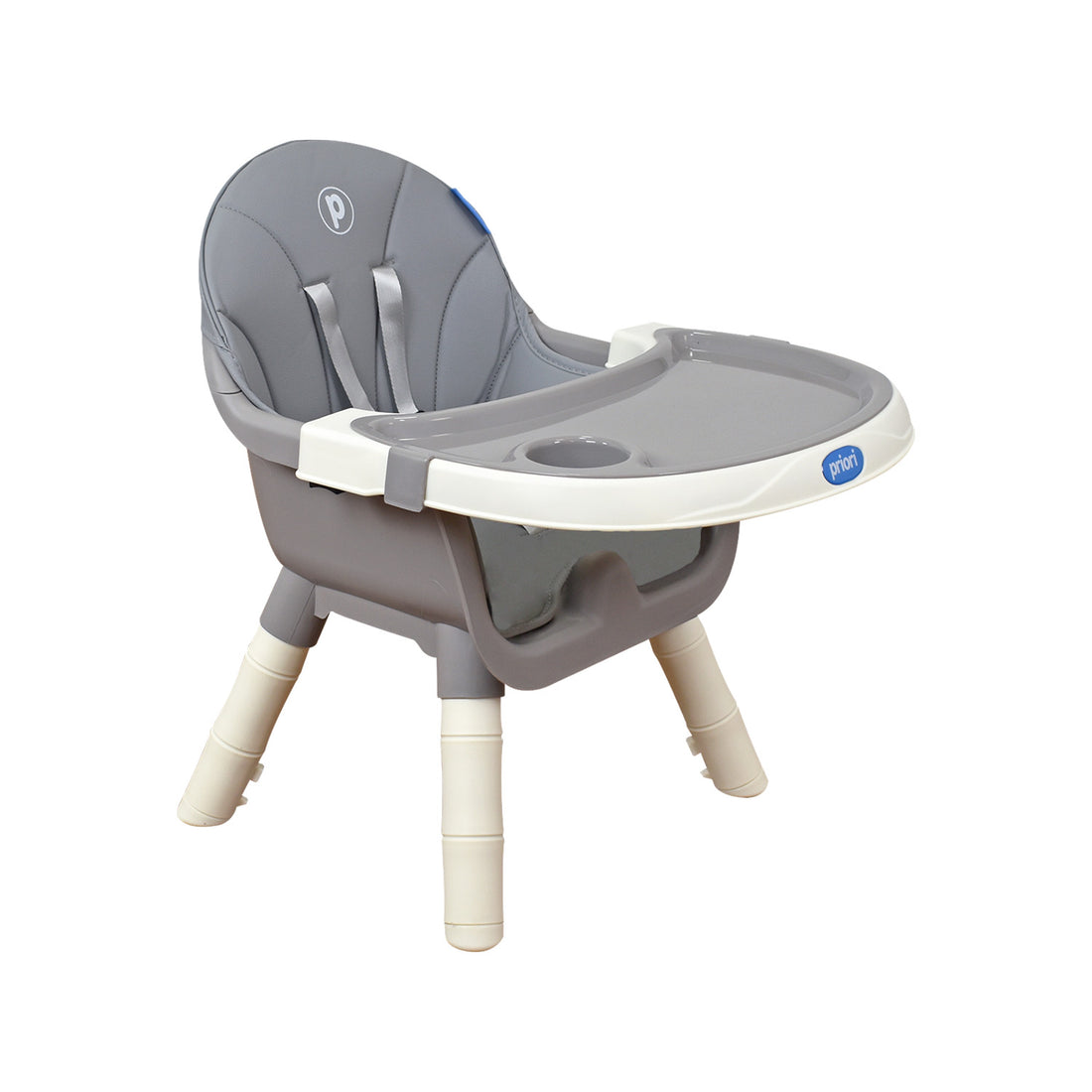 Silla de comer bebe 3 en 1 silla alta, silla baja y escritorio priori
