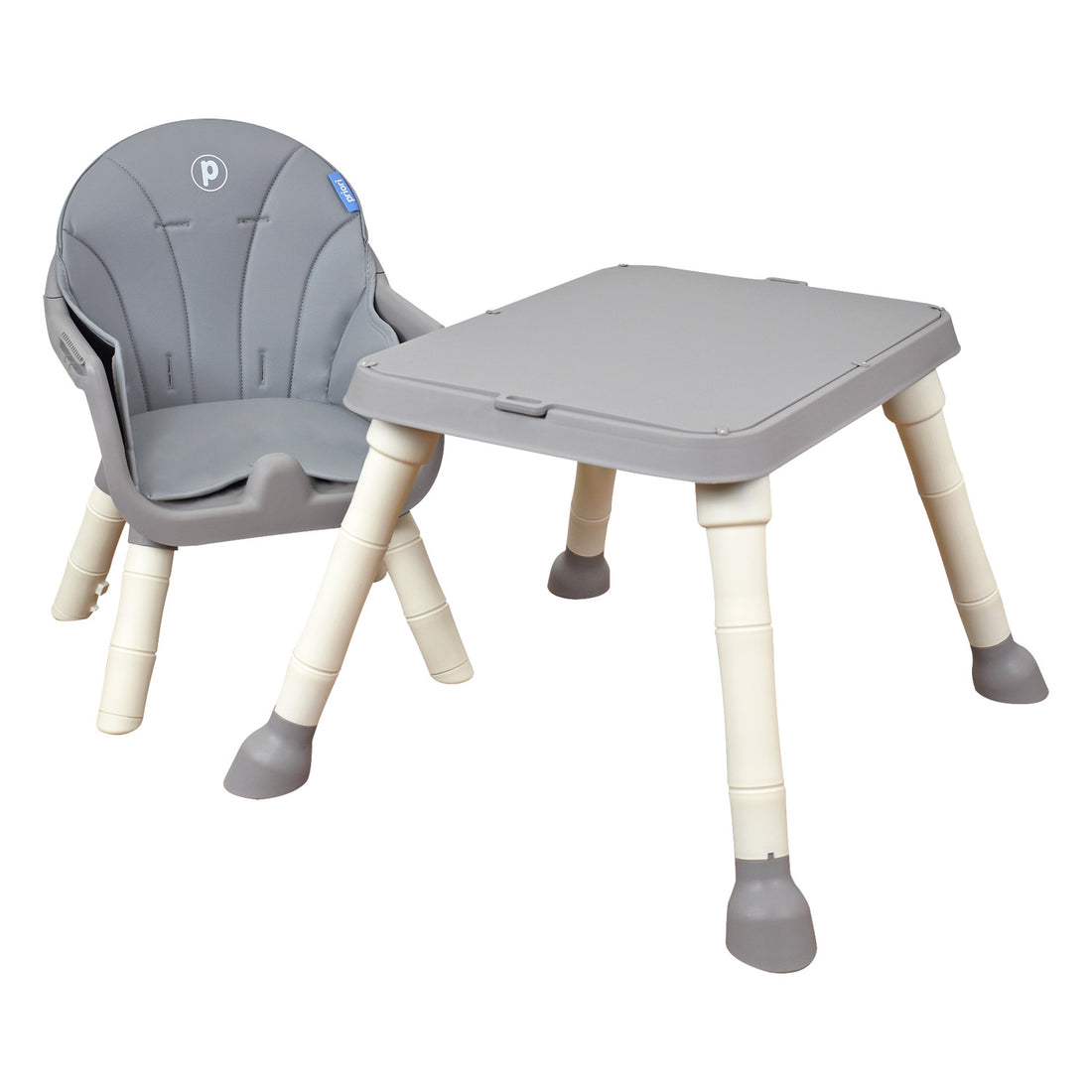 Silla de comer bebe 3 en 1 silla alta, silla baja y escritorio priori