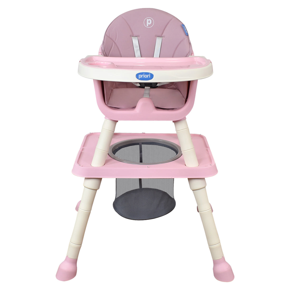 Silla de comer bebe 3 en 1 silla alta, silla baja y escritorio priori
