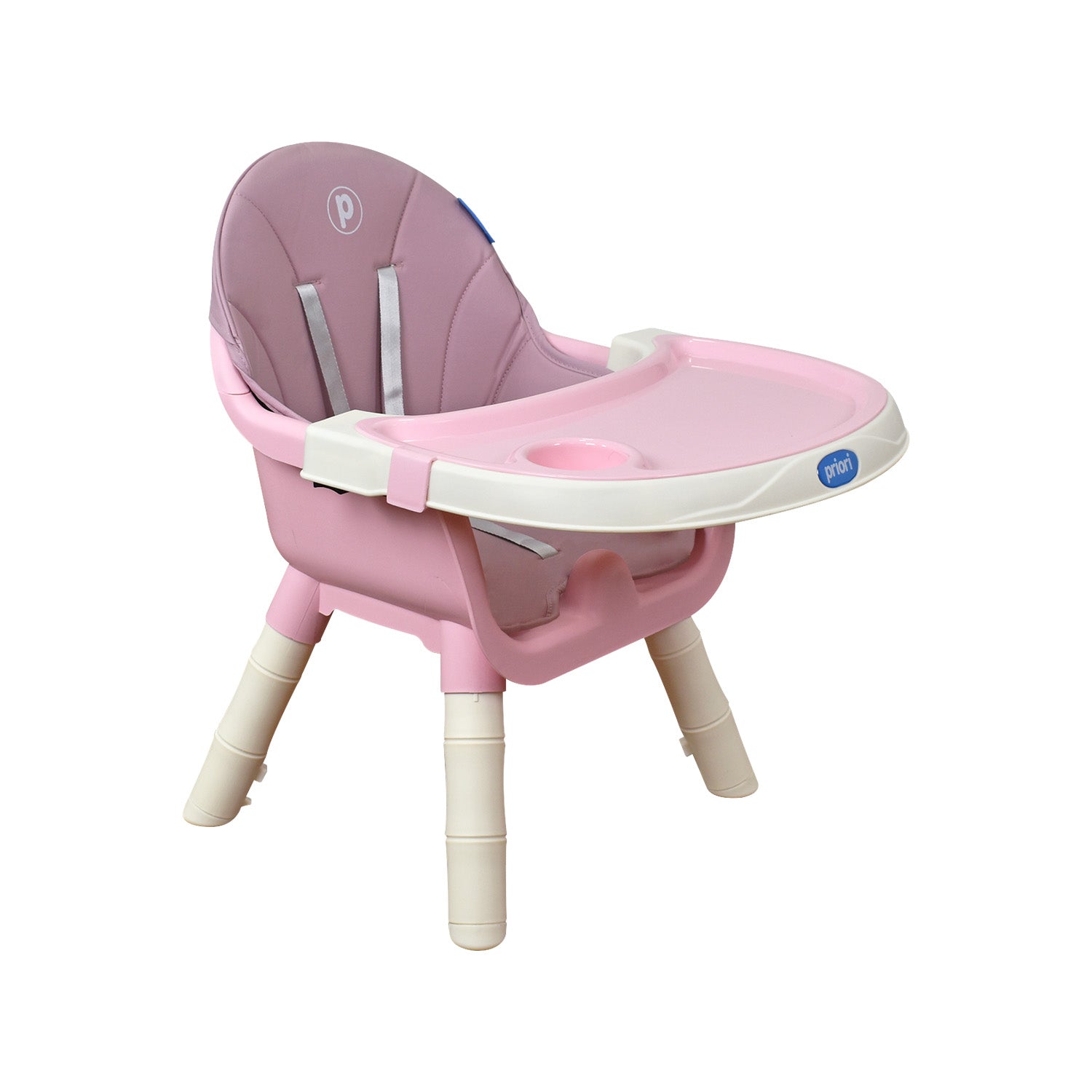 Silla de comer bebe 3 en 1 silla alta, silla baja y escritorio priori