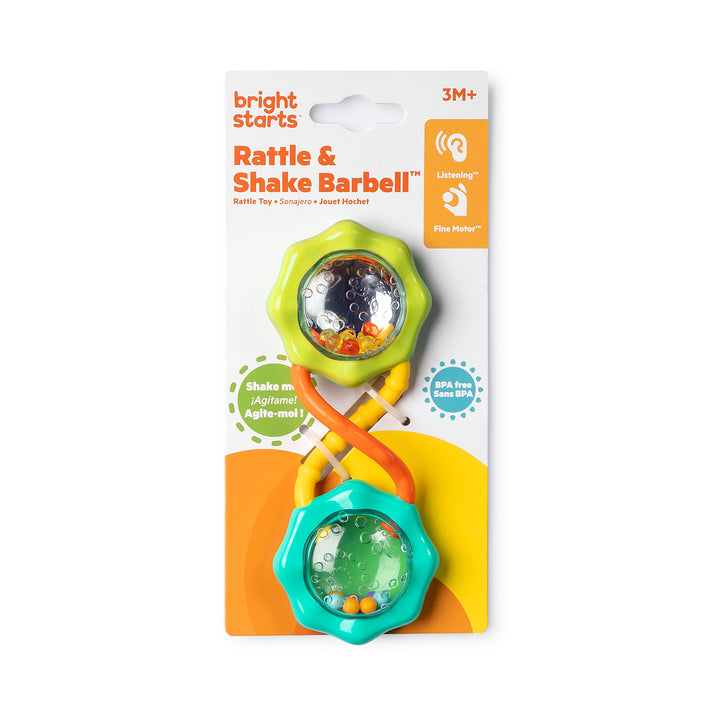 Sonajero Para Bebé Bright Starts Rattle and Shake Barbell Toy 
